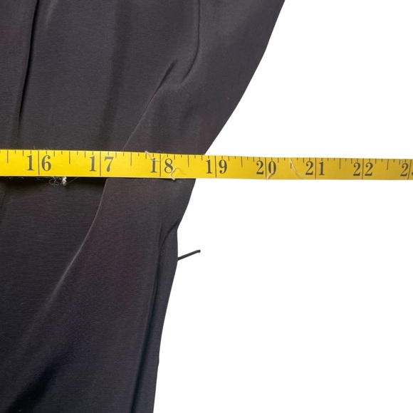 Vintage 80s Karen Alexander Black Victorian Gothic Maxi Dress 10 Embroidery Read - Picture 12 of 15